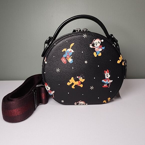 Coach CM846 Disney X Coach Canteen Crossbody Holiday Print - Picture 2 of 6